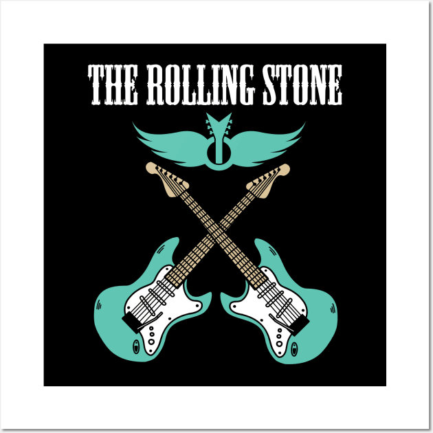 THE ROLLING STONE BAND Wall Art by dannyook